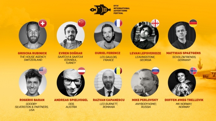 10 судей из 10 стран в жюри OOH & ADVERTISING CAMPAIGNS 17-ого КМФР 