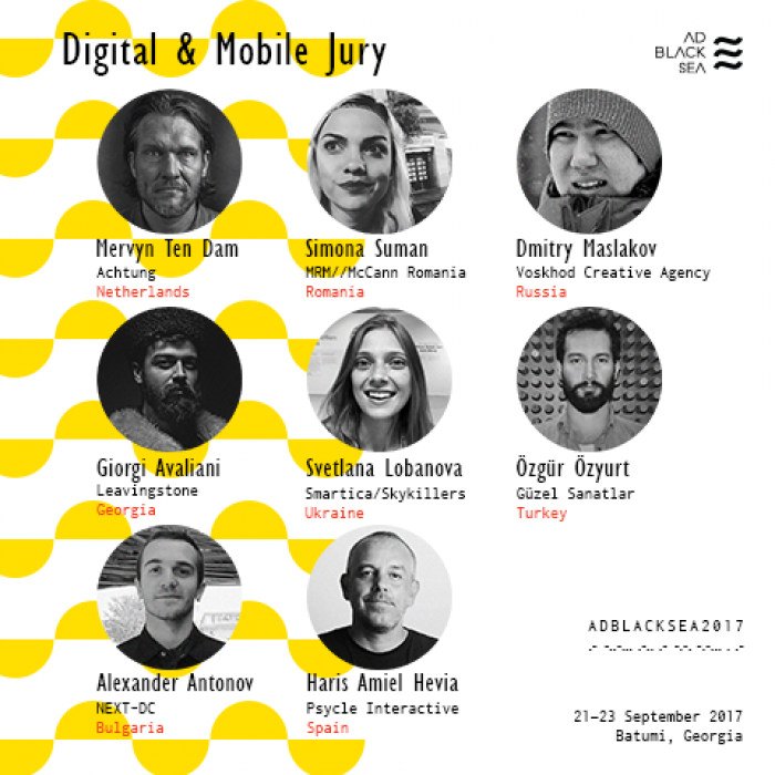 Ad Black Sea 2017 анонсирует состав жюри конкурса Digital & Mobile