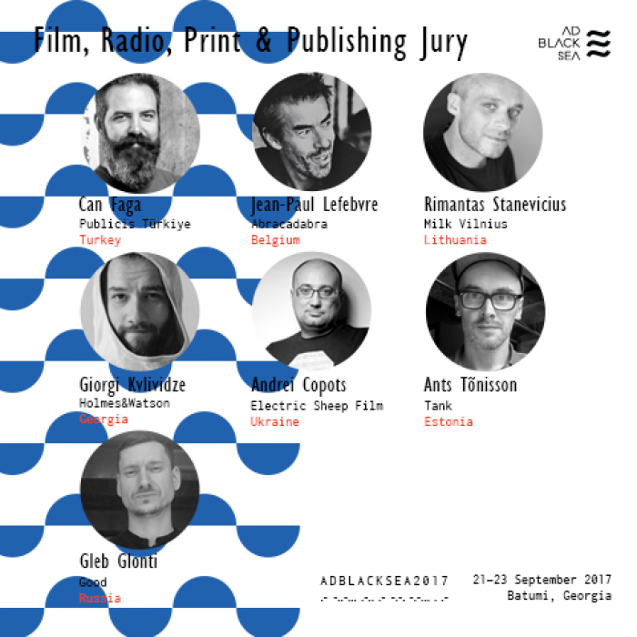 Ad Black Sea 2017 объявляет команду жюри Film, Radio, Print & Publishing 