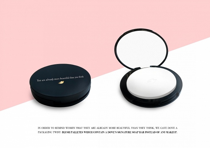 Dove предложил отмыть лицо от косметики