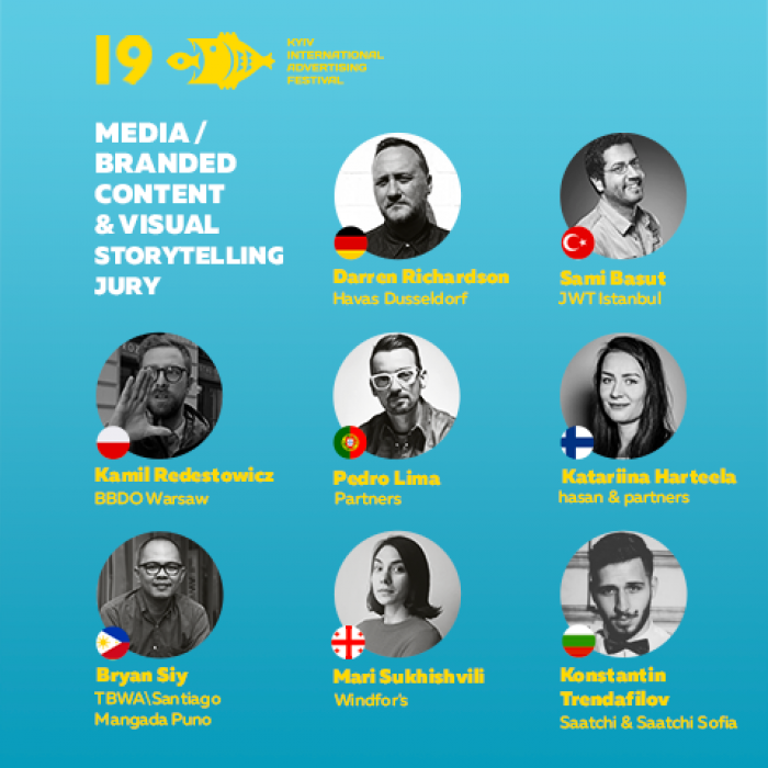 Оголошені члени журі конкурсів Media та Branded Content & Visual Storytelling 19-ого КМФР