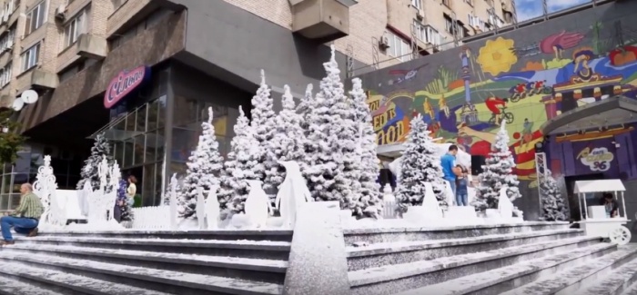 Winter Land от “Сільпо” и Havas Engage: снежки, сладости и лед 