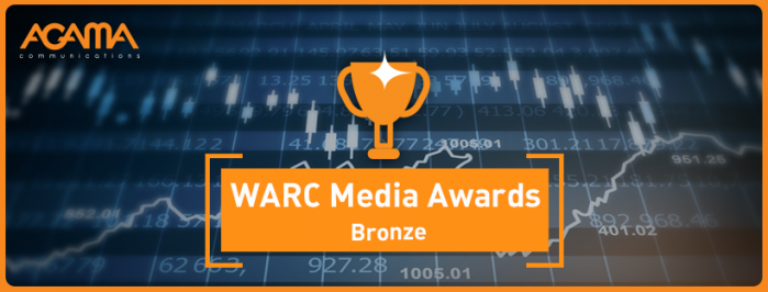 OMD MEDIA DIRECTION, МЕДИЙНЫЙ ДИВИЗИОН AGAMA COMMUNICATIONS,  ВЫИГРАЛ БРОНЗУ В КОНКУРСЕ WARC MEDIA AWARDS 
