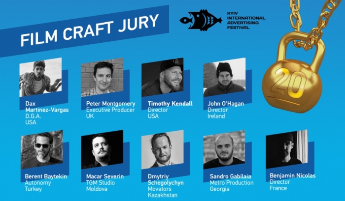 20-ий КФМР представляє команду журі Film Craft 