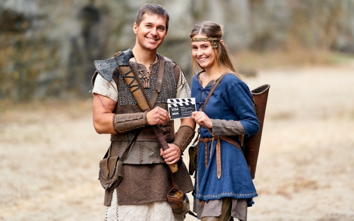 Открытие новой кинозвезды в промо для Visa и FILM.UA от Havas Engage