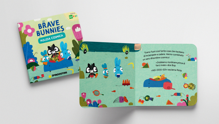 В Италии вышли книги по мотивам украинского сериала для детей BRAVE BUNNIES 