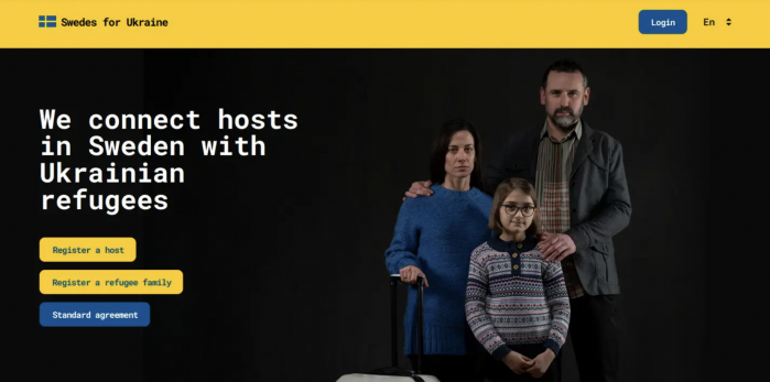 Запрацював портал з пошуку безкоштовного житла для вимушених переселенців до Швеції