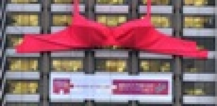 Vanish повесил самый большой бюстгальтер